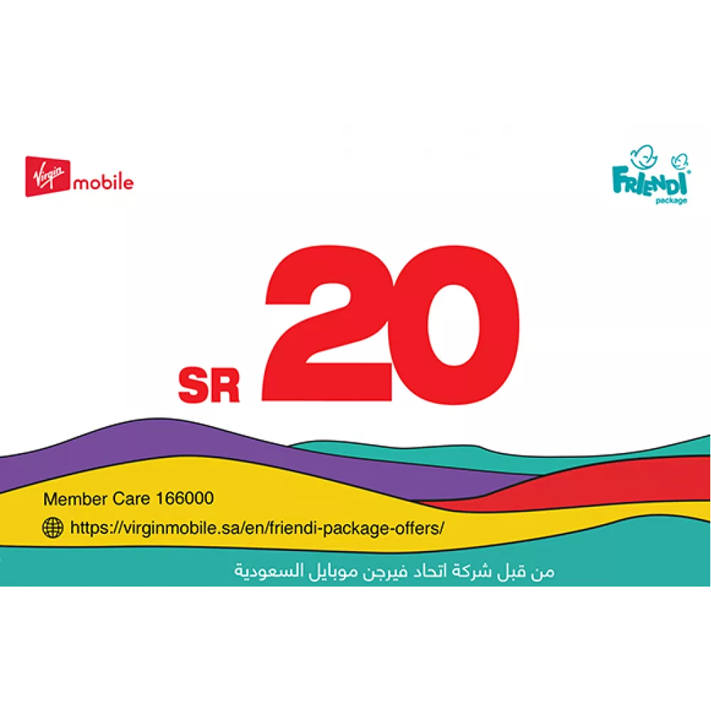 بطاقة شحن فيرجن موبايل بطاقة شحن فيرجن موبايل -  17.39
