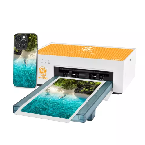 مكينة طباعة الاستيكرات الخلفية S-TOP:0800225