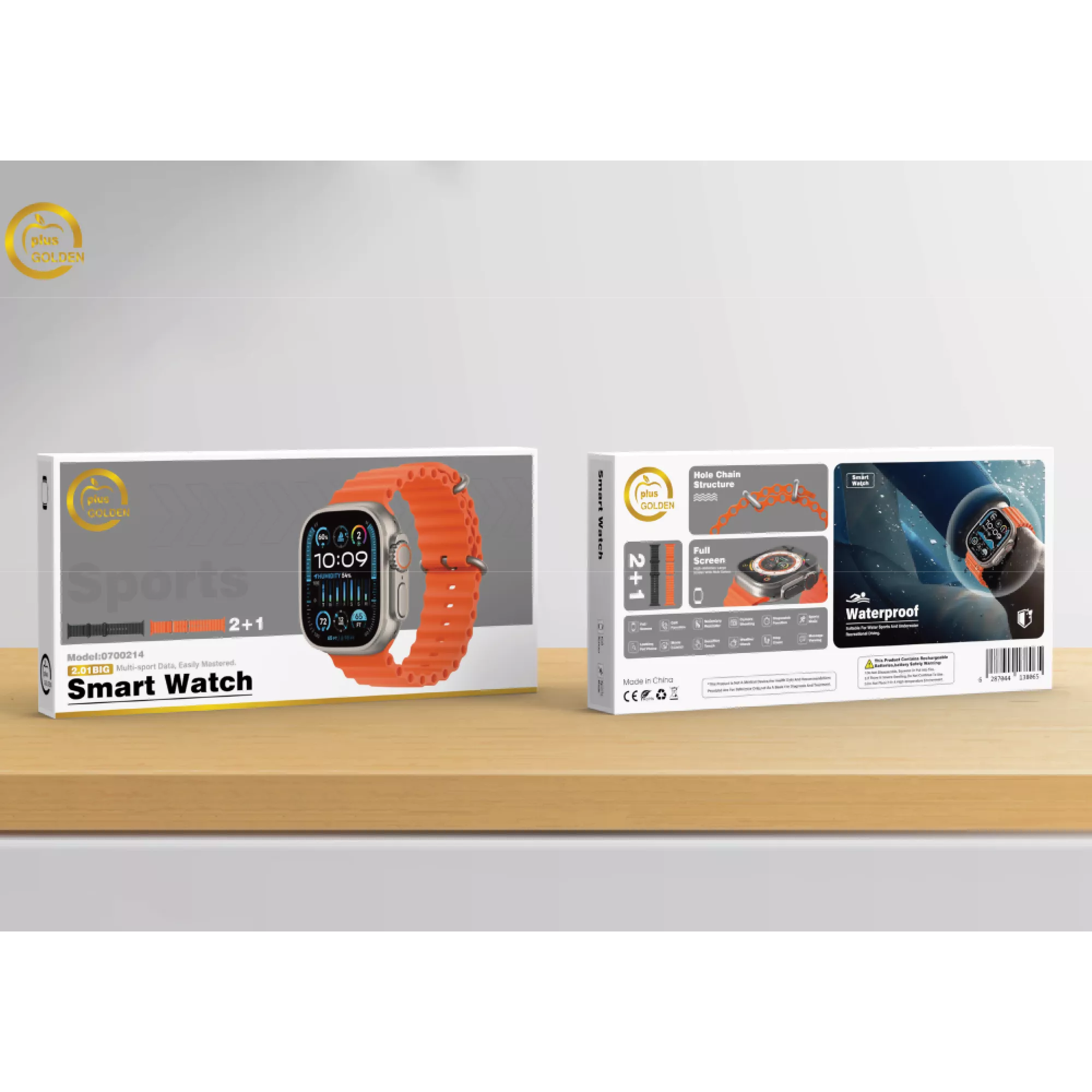 ساعة plus GOLDEN الذكية الرياضية