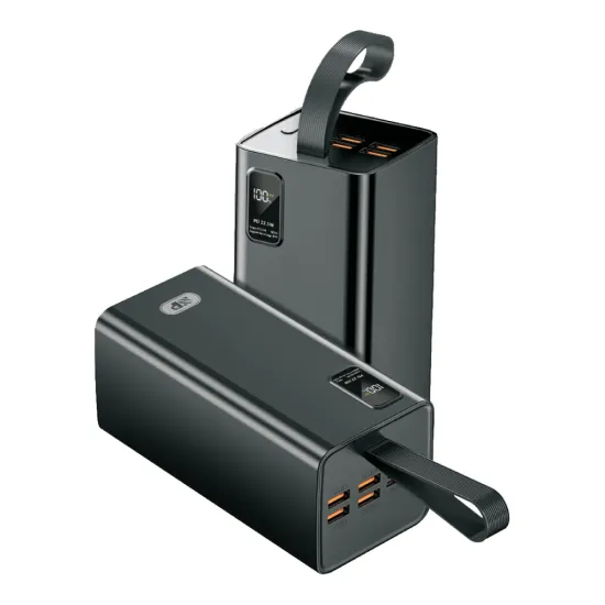 باور بنك 50000 مللي أمبير ( PD 22.5W+ USB 4)مع شاشة باور بنك 50000 مللي أمبير ( PD 22.5W+ USB 4)مع شاشة