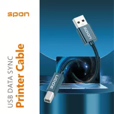 كابل طابعة USB للبيانات 2 متر