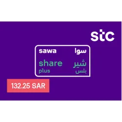 باقة سوا شير بلس stc - تفعيل فوري وقسطها على 4 دفعات عبر تابي