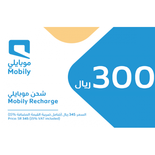 بطاقات شحن موبايلي 343.48