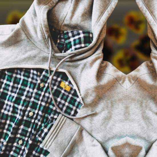 Checked What’s In Me Hoodie