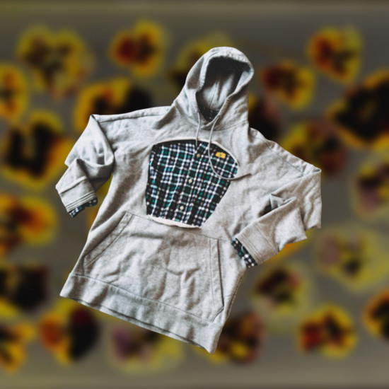 Checked What’s In Me Hoodie