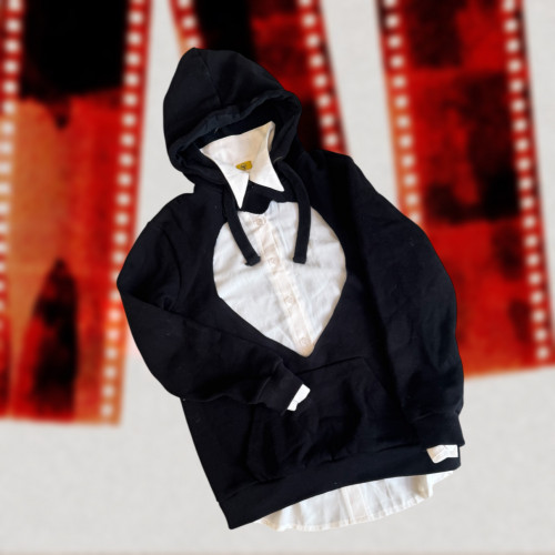 My Big White Heart Hoodie