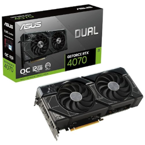 ASUS Dual GeForce RTX™ 4070 OC Edition 12GB GDDR6X ASUS Dual GeForce RTX™ 4070 OC Edition 12GB GDDR6X