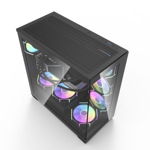 darkFlas Case DS900 Black with 7 Fan ARGB with controller and remote darkFlas Case DS900 Black with 7 Fan ARGB with controller and remote