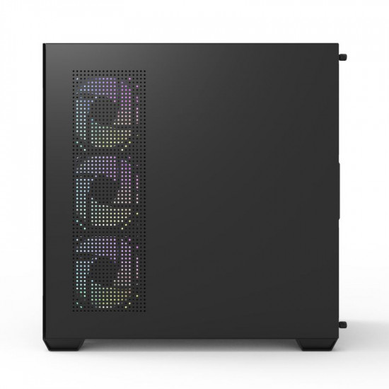  darkFlas Case DS900 Black with 7 Fan  ARGB   with controller and remote 