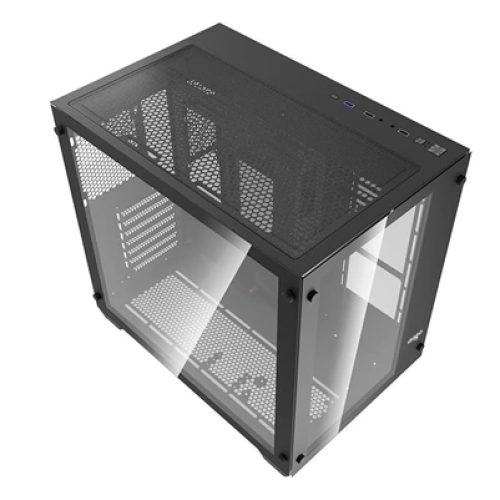 صندوق كمبيوتر العاب DarkFlash | يدعم ATX | اسود | بدون مراوح | طراز DarkFlash C285 صندوق كمبيوتر العاب DarkFlash | يدعم ATX | اسود | بدون مراوح | طراز DarkFlash C285