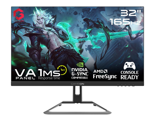 شاشة العاب جيم اون 32 بوصة GAMEON 32" 165Hz شاشة العاب جيم اون 32 بوصة GAMEON 32" 165Hz