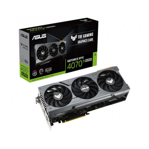 كرت شاشة اسوس ASUS TUF Gaming GeForce RTX 4070 Ti SUPER 16GB GDDR6X Gaming Grafikkarte كرت شاشة اسوس ASUS TUF Gaming GeForce RTX 4070 Ti SUPER 16GB GDDR6X Gaming Grafikkarte