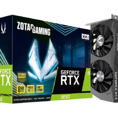 كرت شاشة زوتاك ار تي اكس 3050 ZOTAC GAMING GEFORCE RTX｜ذاكرة 8GB | طراز ‎ZT-A30500K-10M
