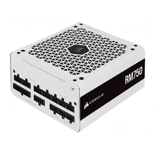 مزود الطاقة كورسير 750 واط جولد ابيض  POWER SYPPLY CORSAIR RM SENES WHITE RM750 