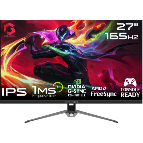 شاشة العاب جيم اون 27 بوصة GAMEON GOVE127FHD165IPS 165Hz  