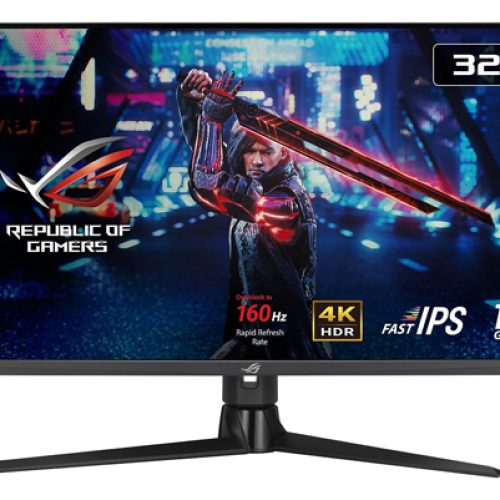 شاشة العاب اسوس روج ستريكس ASUS ROG STRIX | بدقة (3840 × 2160) 4K UHD | مقاس 32 انش | لوحة  IPS | استجابة 1 مللي ثانية | معدل تحديث 160 هرتز | طراز XG32UQ