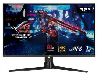 شاشة العاب اسوس روج ستريكس ASUS ROG STRIX | بدقة (3840 × 2160) 4K UHD | مقاس 32 انش | لوحة  IPS | استجابة 1 مللي ثانية | معدل تحديث 160 هرتز | طراز XG32UQ