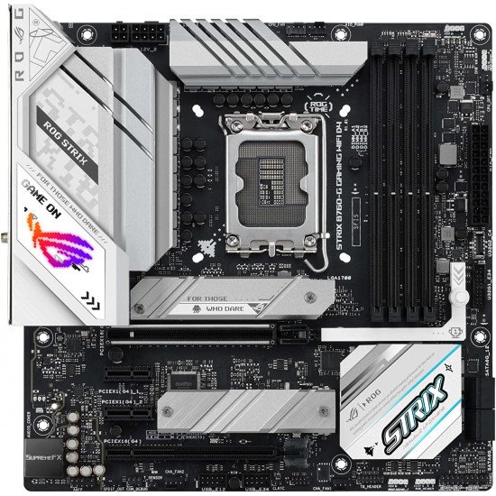 لوحة أم أسوس روج ستريكس ROG STRIX B760-G GAMING WIFI D4 بمقبس LGA1700