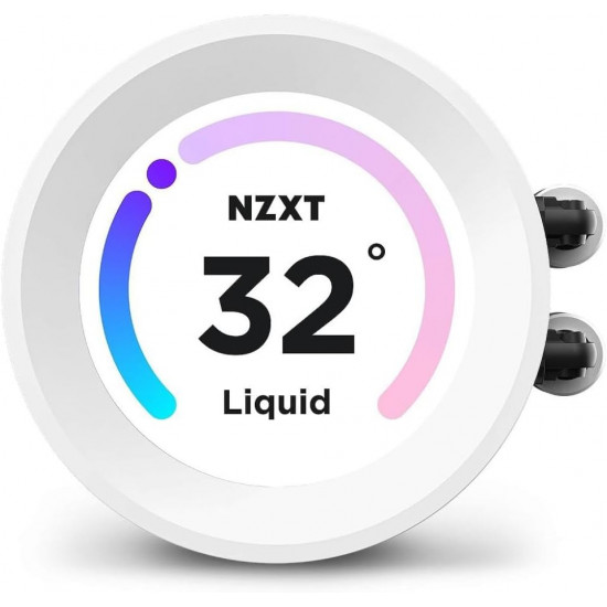 NZXT Kraken Elite 240 RGB - RL-KR24E-W1-240mm AIO CPU Liquid Cooler White NZXT Kraken Elite 240 RGB - RL-KR24E-W1-240mm AIO CPU Liquid Cooler White
