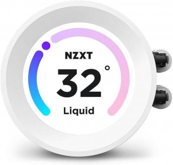 NZXT Kraken Elite 240 RGB - RL-KR24E-W1-240mm AIO CPU Liquid Cooler White NZXT Kraken Elite 240 RGB - RL-KR24E-W1-240mm AIO CPU Liquid Cooler White