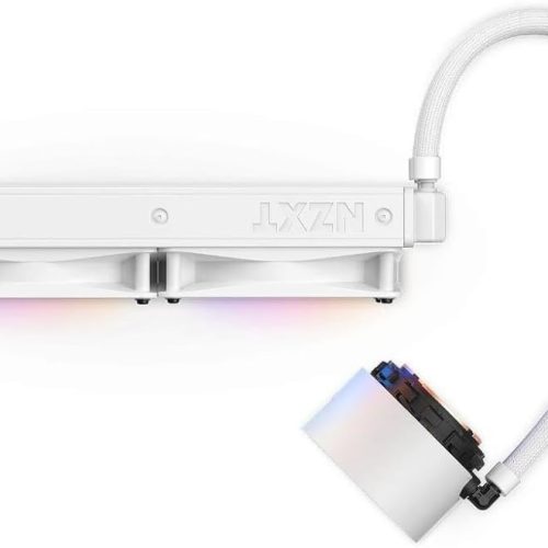 NZXT Kraken Elite 240 RGB - RL-KR24E-W1-240mm AIO CPU Liquid Cooler White NZXT Kraken Elite 240 RGB - RL-KR24E-W1-240mm AIO CPU Liquid Cooler White