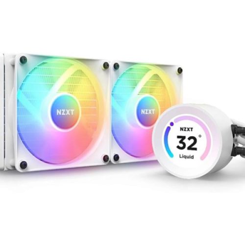 NZXT Kraken Elite 240 RGB - RL-KR24E-W1-240mm AIO CPU Liquid Cooler White NZXT Kraken Elite 240 RGB - RL-KR24E-W1-240mm AIO CPU Liquid Cooler White