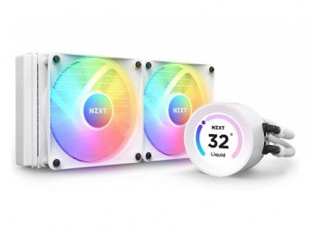 NZXT Kraken Elite 240 RGB - RL-KR24E-W1-240mm AIO CPU Liquid Cooler White NZXT Kraken Elite 240 RGB - RL-KR24E-W1-240mm AIO CPU Liquid Cooler White