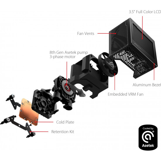 ASUS ROG RYUJIN III 360 ARBG AiO Water Cooler ASUS ROG RYUJIN III 360 ARBG AiO Water Cooler