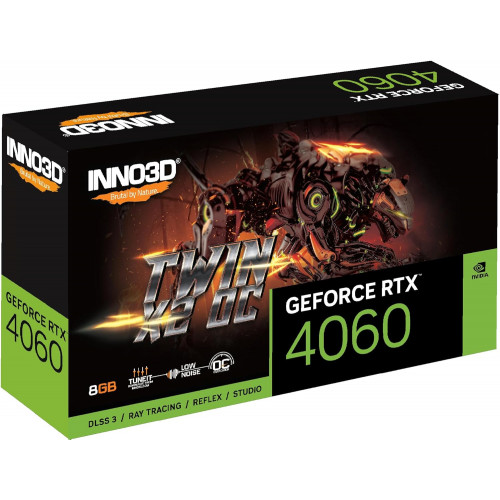 INNO3D GeForce RTX 4060 TWIN X2 OC 8G DLSS3