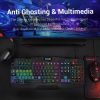 Redragon S101 Wired RGB Backlit Gaming Keyboard and Mouse, Gaming Mouse Pad Redragon S101 Wired RGB Backlit Gaming Keyboard and Mouse, Gaming Mouse Pad