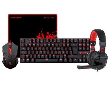 Redragon 4in1 Combo K552-BB-2 Mechanical Gaming Keyboard K552+M601 Mouse+H120 Headset