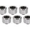 Pacific C-PRO G1/4 PETG Tube 16mm OD Compression – Chrome (6-Pack Fittings) CL-W213-CU00SL-B Pacific C-PRO G1/4 PETG Tube 16mm OD Compression – Chrome (6-Pack Fittings) CL-W213-CU00SL-B