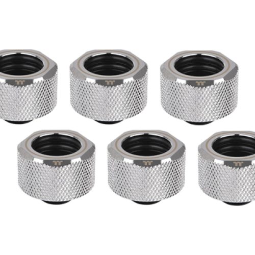 Pacific C-PRO G1/4 PETG Tube 16mm OD Compression – Chrome (6-Pack Fittings) CL-W213-CU00SL-B Pacific C-PRO G1/4 PETG Tube 16mm OD Compression – Chrome (6-Pack Fittings) CL-W213-CU00SL-B