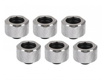 Pacific C-PRO G1/4 PETG Tube 16mm OD Compression – Chrome (6-Pack Fittings) CL-W213-CU00SL-B Pacific C-PRO G1/4 PETG Tube 16mm OD Compression – Chrome (6-Pack Fittings) CL-W213-CU00SL-B