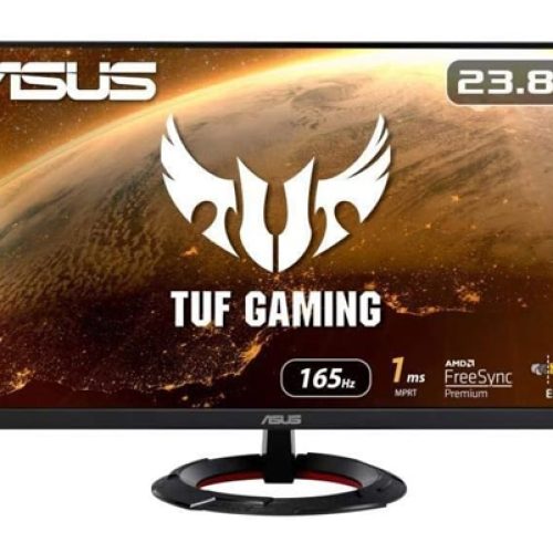 شاشة العاب اسوس توف ASUS TUF | بدقة FHD (1920×1080) | مقاس 24 انش | لوحة IPS | استجابة 1 مللي ثانية | معدل تحديث 165 هرتز | طراز VG249Q1R