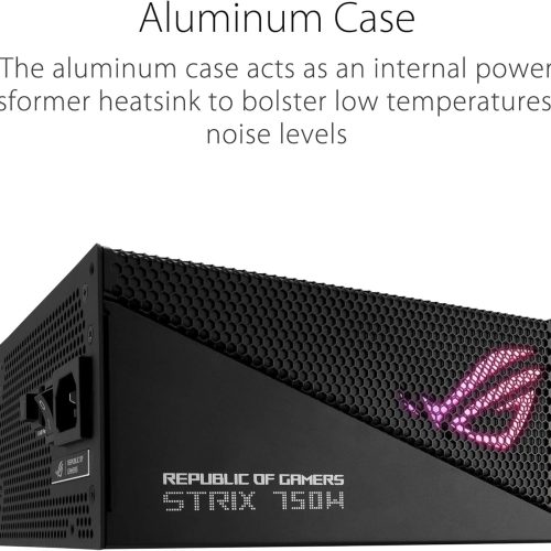 ASUS ROG STRIX 750W Gold Aura Edition RGB Power Supply ASUS ROG STRIX 750W Gold Aura Edition RGB Power Supply