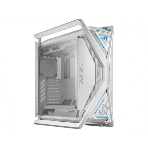 صندوق كمبيوتر العاب  ASUS ROG Hyperion | حجم كبير | يدعم E-ATX | تصميم شبكي | أضواء RGB | ابيض | طراز ROG Hyperion GR701