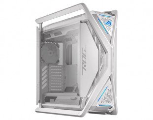 صندوق كمبيوتر العاب  ASUS ROG Hyperion | حجم كبير | يدعم E-ATX | تصميم شبكي | أضواء RGB | ابيض | طراز ROG Hyperion GR701