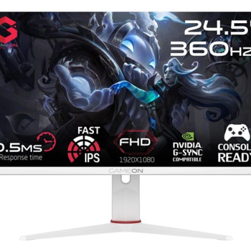 شاشة العاب جيم اون ارتيك برو GAMEON Artic Pro Series | بدقة FHD (1920x1080) | مقاس 24 انش | لوحة IPS | استجابة 0.5 مللي ثانية | معدل تحديث 360 هرتز | طراز GOA24FHD360IPS شاشة العاب جيم اون ارتيك برو GAMEON Artic Pro Series | بدقة FHD (1920x1080) | مقاس 24 انش | لوحة IPS | استجابة 0.5 مللي ثانية | معدل تحديث 360 هرتز | طراز GOA24FHD360IPS