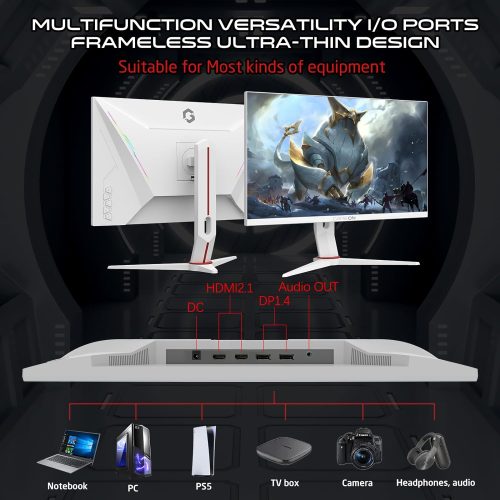 GAMEON GOA27FHD360IPS Artic Pro Series 27" FHD, 360Hz, 0.5ms, HDMI 2.1, Fast IPS Gaming Monitor (Support PS5) GAMEON GOA27FHD360IPS Artic Pro Series 27" FHD, 360Hz, 0.5ms, HDMI 2.1, Fast IPS Gaming Monitor (Support PS5)