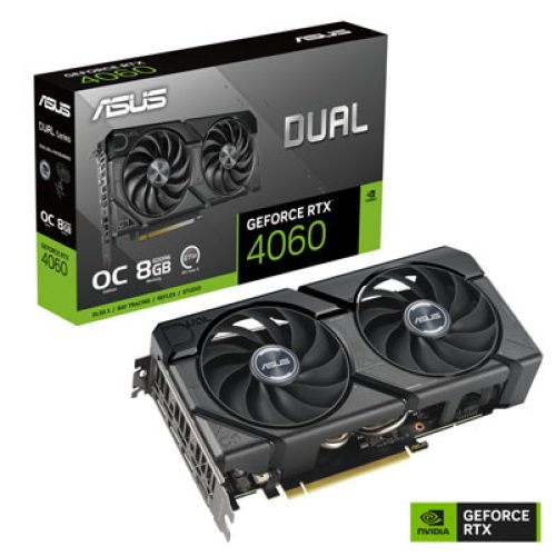ASUS Dual GeForce RTX 4060 EVO OC Edition 8GB GDDR6 Gaming Grafikkarte