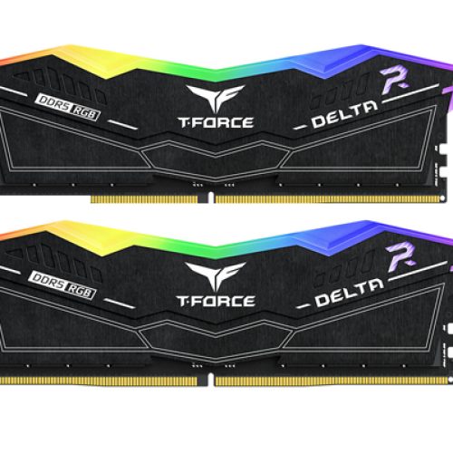TeamGroup T-Force Delta RGB16GB  (2x8GB) DDR5-5600 CL40 Memory Black