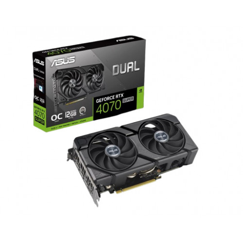 كرت شاشة اسوس دوال ار تي اكس 4070 سوبر ASUS Dual GeForce RTX 4070 SUPER | مكسور السرعة (OC) | ذاكرة 8GB | طراز Dual GeForce RTX 4070 SUPER OC كرت شاشة اسوس دوال ار تي اكس 4070 سوبر ASUS Dual GeForce RTX 4070 SUPER | مكسور السرعة (OC) | ذاكرة 8GB | طراز Dual GeForce RTX 4070 SUPER OC