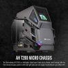هيكل كمبيوتر العاب شكل هيلوكبتر Thermaltake AH T200 Micro Chassis | يدعم ATX | اسود | طراز AH T200 هيكل كمبيوتر العاب شكل هيلوكبتر Thermaltake AH T200 Micro Chassis | يدعم ATX | اسود | طراز AH T200