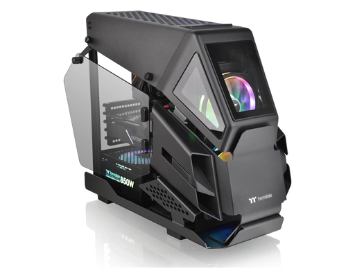 هيكل كمبيوتر العاب شكل هيلوكبتر Thermaltake AH T200 Micro Chassis  | يدعم ATX | اسود | طراز AH T200