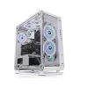 كيس  Core P6 TG Snow Edition | حجم متوسط | يدعم E-ATX | من شركة Thermaltake | ابيض  | بدون مراوح | طراز Core P6 TG Snow Edition