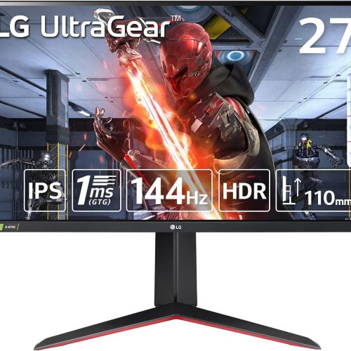 LG 27GN65R-B UltraGear Gaming Monitor, 27 inch, Full HD, IPS, 144Hz, 1 ms (GTG), G-SYNC Compatible LG 27GN65R-B UltraGear Gaming Monitor, 27 inch, Full HD, IPS, 144Hz, 1 ms (GTG), G-SYNC Compatible