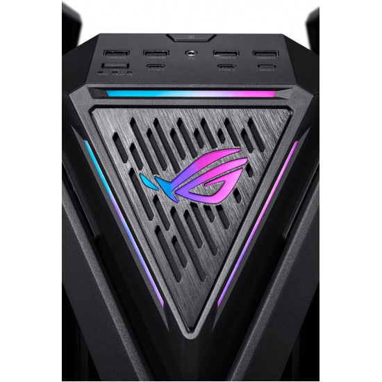 صندوق كمبيوتر العاب ROG Hyperion | حجم كبير فل تاور | يدعم E-ATX | من شركة RGB | Asus | اسود | طراز ROG Hyperion GR701 صندوق كمبيوتر العاب ROG Hyperion | حجم كبير فل تاور | يدعم E-ATX | من شركة RGB | Asus | اسود | طراز ROG Hyperion GR701