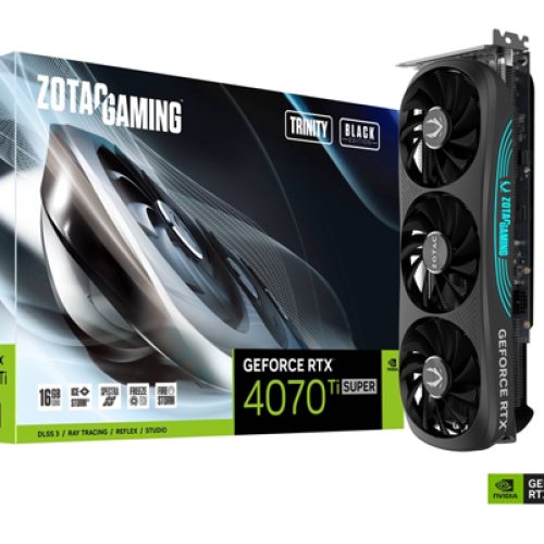 ZOTAC GAMING GeForce RTX 4070 Ti SUPER Trinity Black Edition 16GB GDDR6X