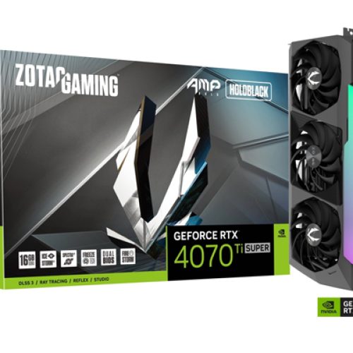 ZOTAC GAMING GeForce RTX 4070 Ti SUPER AMP HOLO 16GB GDDR6X
